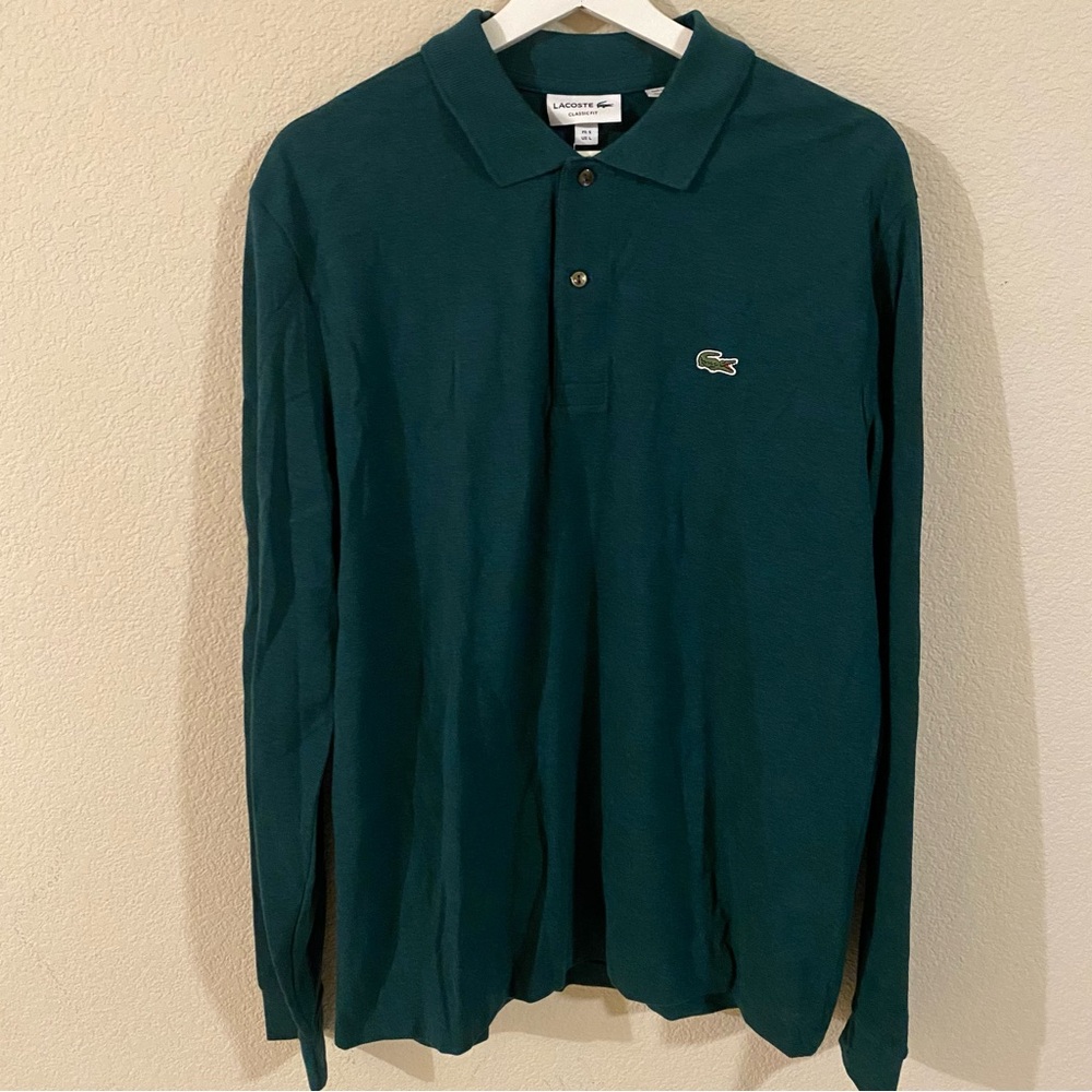Men’s Lacoste Classic Fit Long Sleeve Polo Size 5 Large NWT